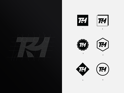 The Rarehouse - Logo Variations branding design grid identity design logo logomark mark marketplace monogram process