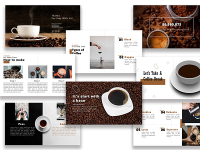 Coffee Break photoshop powerpoint powerpoint presentation template presentation slide design