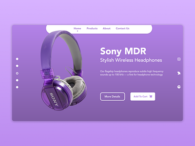 Sony Headphone UI Design