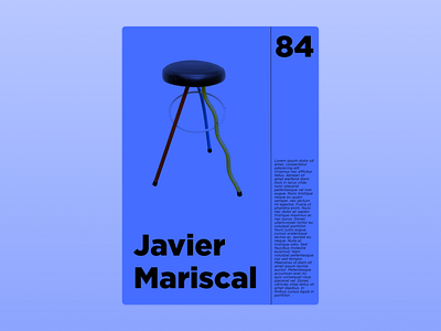 Javier Mariscal Graphic Design behance blue daily ui dribbblers graphic design theme ui