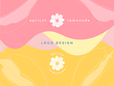 Apricot Lemonade Branding branding branding design design flat flower graphic design illustration logo vector