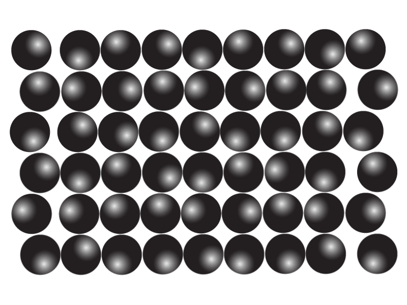 Balls after effects animation balls spheres touching