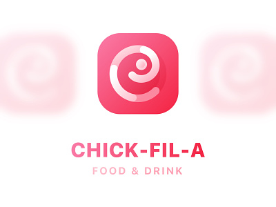 Chick-Fil-A - App Icon for Onyx Theme chickfila design fast food icon design icon pack iconography icons ios ios app design jailbreak logo restaurant