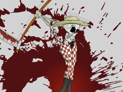 Farmer Zombie illustrator zombie