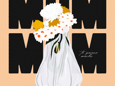 Flowers mom flower flowers illustration nature