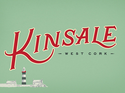 Kinsale Poster Type graphic design illustration ireland lettering typography