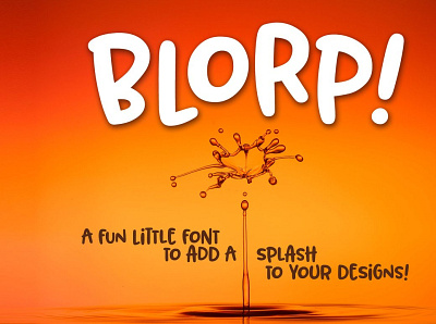 BLORP! A fun, weird little font!