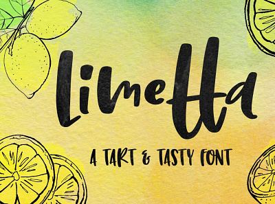 Limetta: a fun handwritten font