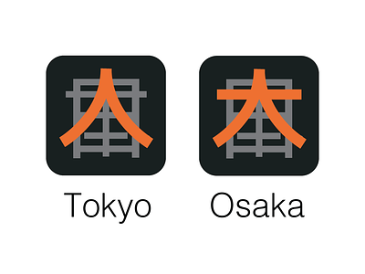 Tokyo - Osaka App Concept