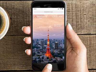 Tokyo Tower Website Concept design graphic graphic design graphicdesign graphics japan logo tokyo ui ux web web design webdesign website website design websitedesign