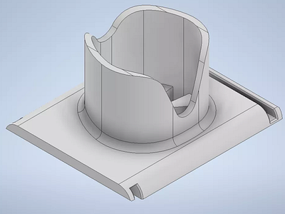 Stojak na szczoteczke elektryczną 3d 3d print design