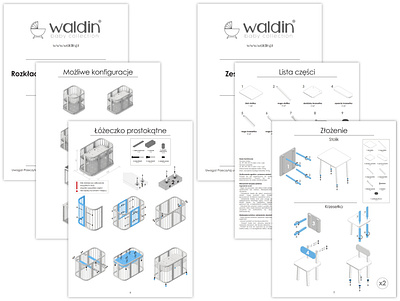 Instrukcje montażu design illustration