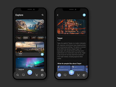 UI Challenge 001 | Traveler app