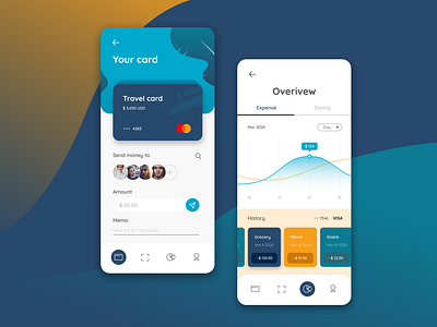 UI Challenge 003 | Credit card app