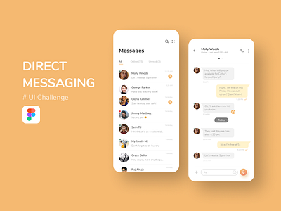 UI Challenge | Direct Messaging