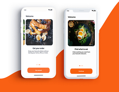 FOOD App app design ui ux