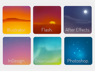 Adobe softwares icon as skies adobe icon skies sky software