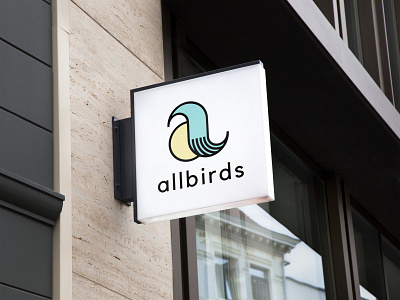 Allbirds Mock Rebrand Signage brand identity branding branding design design graphic design icon logo logo design