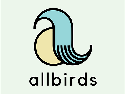 Allbirds Mock Rebrand Primary Logo brand identity branding logo logo design