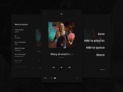 EUI Free Light Music Player PSD