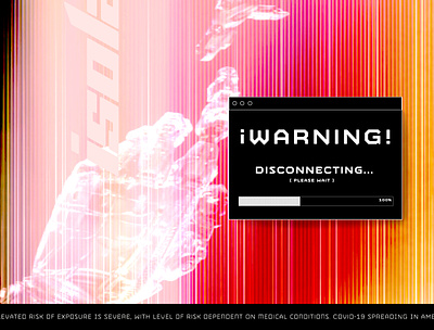 Disconnecting... photoshop poster design