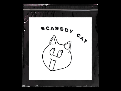 Scaredy Cat Logo illustrator logodesign photoshop