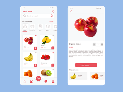 Grocery Shopping - Mobile App