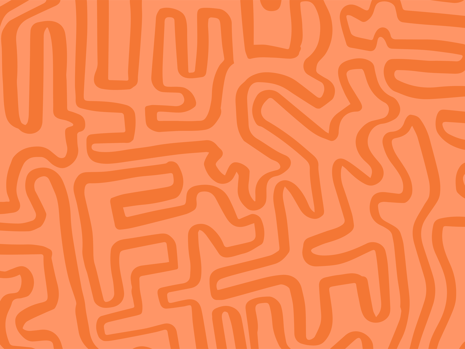 Pattern inspired by Keith Haring