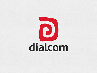Dialcom branding logo