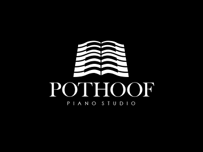 Pothoof Piano Studio branding logo music