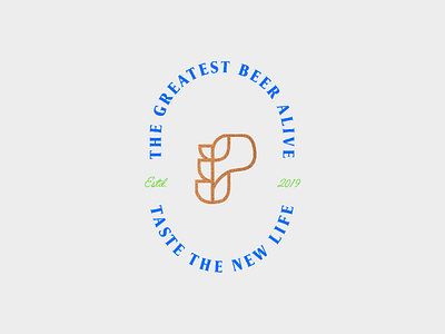 Brewery logo beer beer logo brand brand design branding brewery letter p p design p logo type