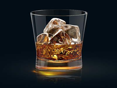 whiskey 3ds glass ice ps webandcat whiskey