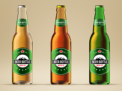 Beer Bottle advertise alcohol beer bottle brown beer cap drink glass green beer light beer