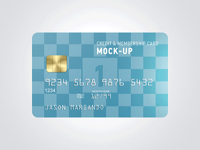 Credit Card Template and Size by Unblast on Dribbble