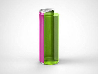 Energy Drink Can Mock-up vol.2