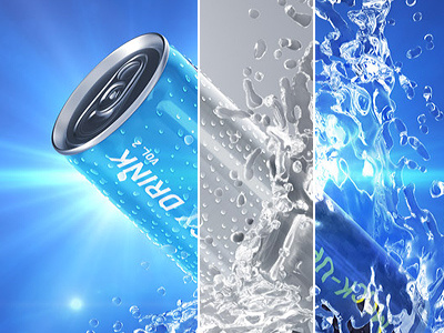 Energy Drink Can Mock-up vol.2 beer can can mock up cola energy drink mock up redbull soda