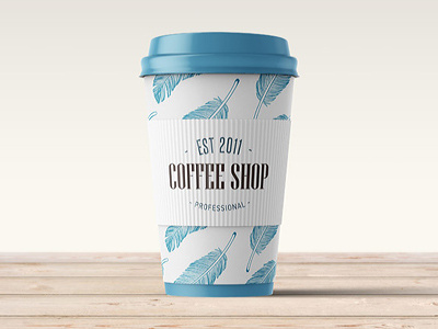 Coffee Cup Mockup branding cafe coffee coffee cup mockup cup logo paper psd template