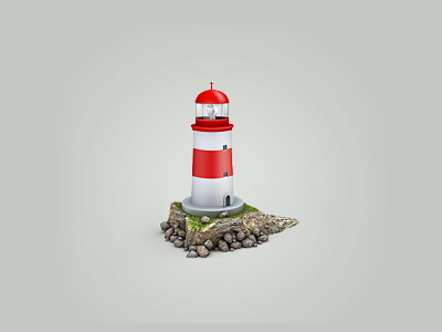 lighthouse icon illustration lighthouse