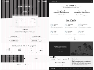 High-fidelity Wireframe high fidelity landing page product ui user experience ux web wireframe