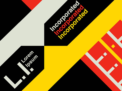 Lorem Ipsum Inc. branding design flat funny icon illustration illustrator logo minimal typography vector