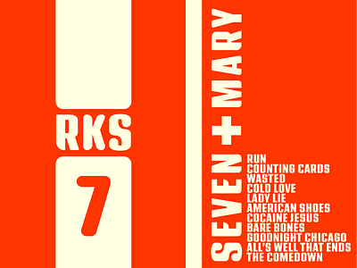 RKS Seven + Mary album pool ball concept