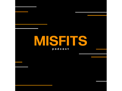 MISFITS podcast cover branding design flat graphicdesign graphics icon illustration illustrator minimal vector