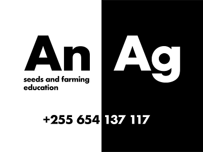 An.Ag. agriculture agro branding clean design farm flat graphicdesign graphics illustration logo minimal