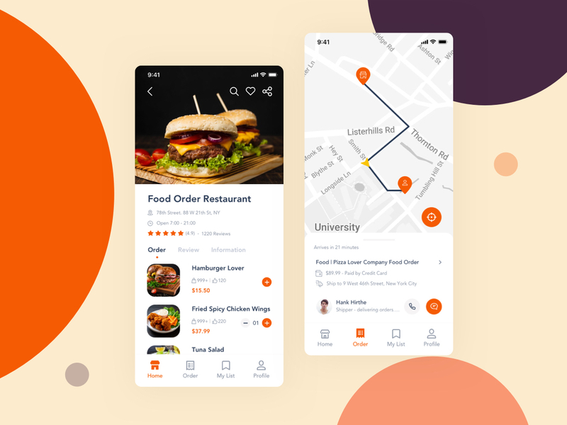 Food Delivery App Template Ui Kit By Bill Paxton On Dribbble