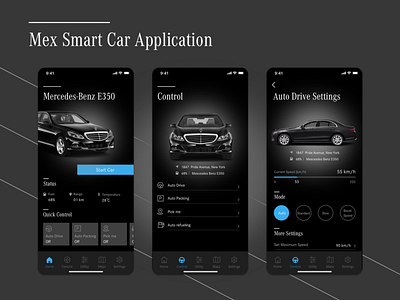 Mex Smart Car Design App Template Concept #2