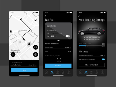 Mex Smart Car Design App Template Concept 3 By Bill Paxton On Dribbble