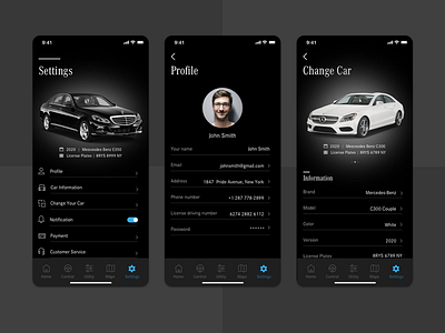 Mex Smart Car Design App Template Concept #3