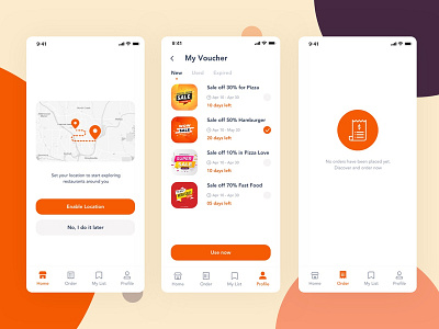 Foode - Delivery App Template Ui Kit #6