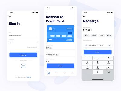 Kard | e-Wallet App Ui Kit #2 crypto e wallet e wallet app figma fintech sketch wallet