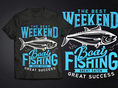 The Weekend Fishing T-shirt Design adult tees camping fishing fishing t shirt retro t shirt t shirt design vintage t shirt wild fishing